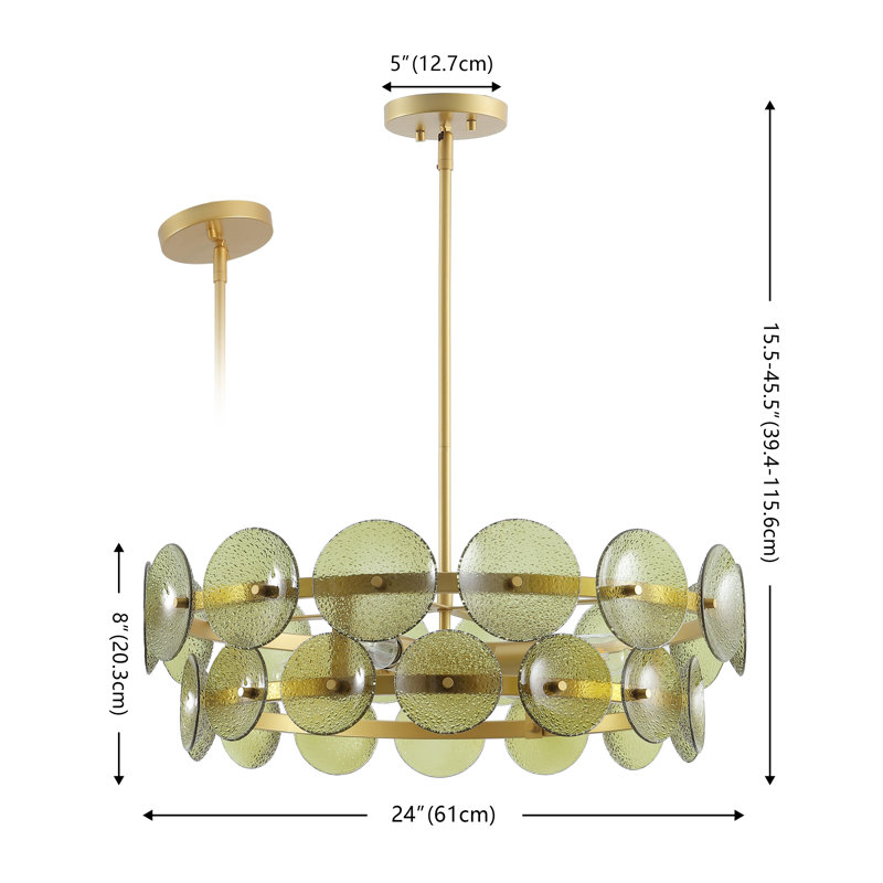 Curtis Iron 4-Light Chandelier