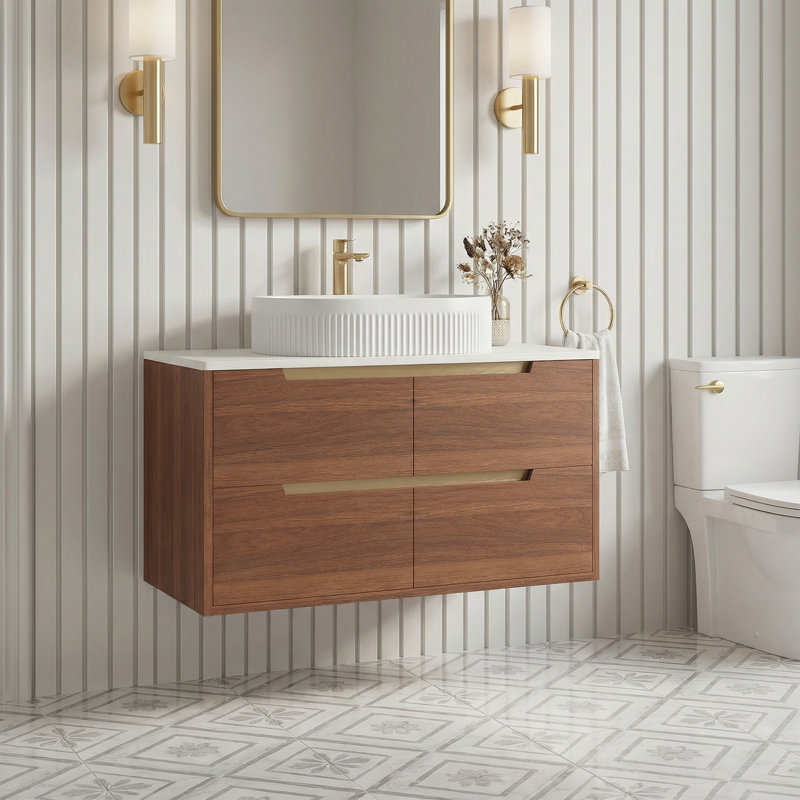 Meuble-lavabo 36 po avec lavabo en céramique