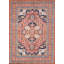 Tribal Hand-Knotted Wool Rust/Rust Area Rug