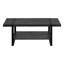  Table basse 47 "avec tablette - bois transitionnel noir-130021933