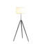 Lampe trépied réglable 64 po - 47 po Mid-Century