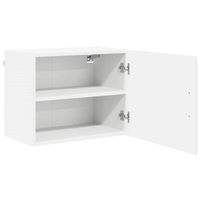 Vidaxl Kitchen Wall Cabinet 2 Pcs Concrete Grey 50 X 31 X 40 Cm, 40cm H x 50cm W x 31cm D, White