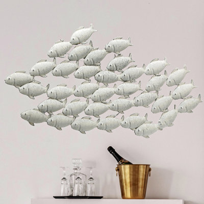 Maggio School of Fish Coastal Wall Decor, 38 Inches