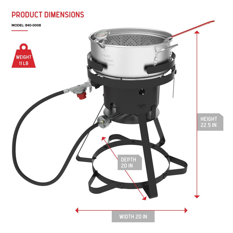 Nexgrill Single Burner Propane Cooking Kit