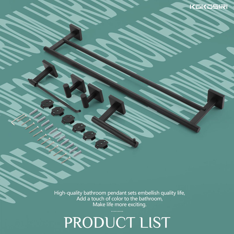 5 - Piece Bathroom Hardware Set