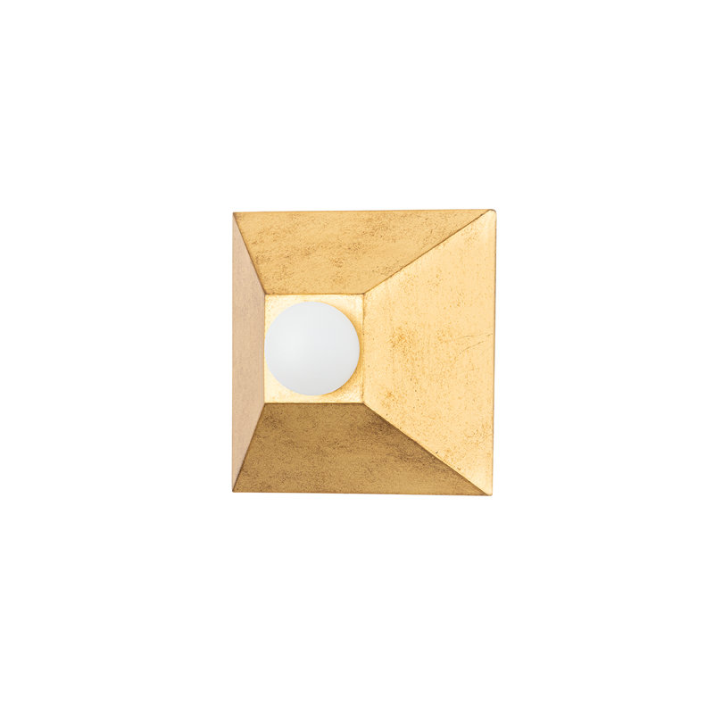 1 LIGHT WALL SCONCE, Vintage Gold Leaf