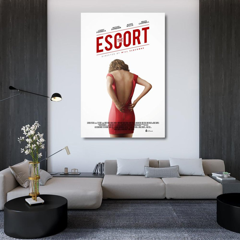The Escort, 48" H x 32" W