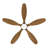 52" Ceiling Fan with Lights Quiet DC Motor  Ceiling Fans 6 Speed Levels,Reversible Ceiling Fan, for Patio Living Room, Bedroom-855952440