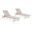 Chaise longue d'extérieur en aluminium Hargrove-385789056