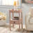 1-Drawer Accent Table with Scalloped Edges-1933305031
