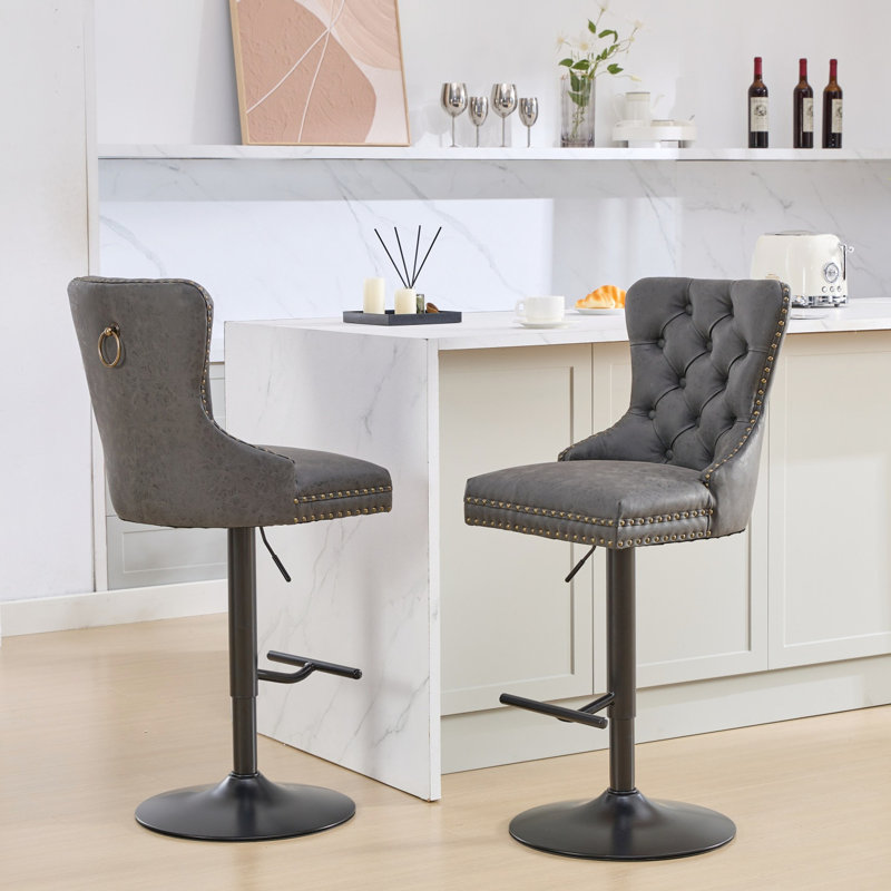 Tabourets de bar Modern Modern, Noir