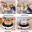Casserole à casserole en acier inoxydable avec poignée en bois-115857186