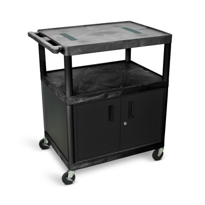 Chariot audiovisuel avec tablette verrouillable Tuffy