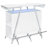 White High Gloss Wine Cabinet with LED