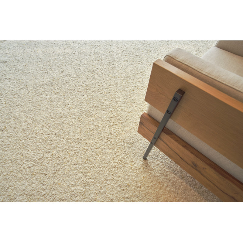 Tocayo Wool Geometric Area Rug in Ivory, Rectangle 3' x 5'