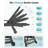Patio Lounge Chair, Outdoor Chaise Lounge with Wheels, Adjustable 5-Position Recliner
