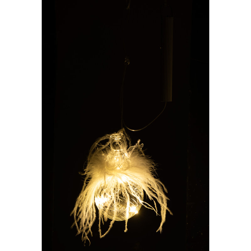 Catoosa Christmas Angel Led Feather Catoosa Bauble