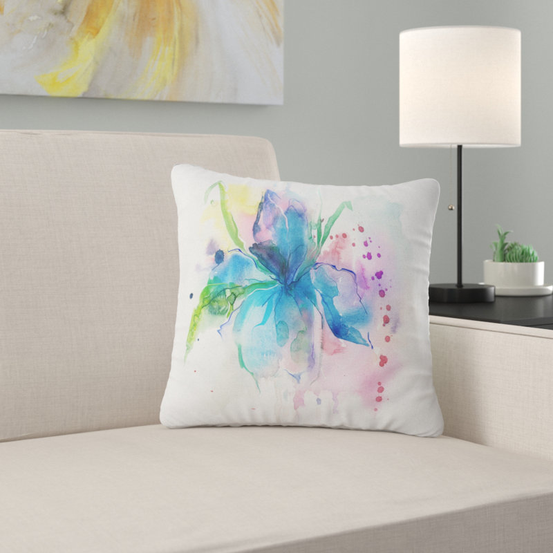 Coussin Iris, 16 po x 1 po, Coussin décoratif