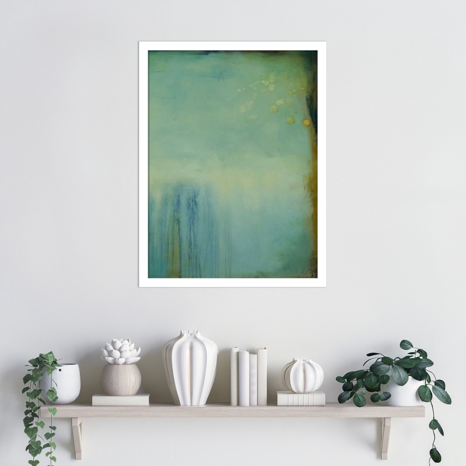 Whispering Souls II Print by Erin Ashley, 21" H x 16" W, White