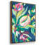 Blue Tropics I, ensemble de 3 toiles encadrées sur toile-97758350-97758351