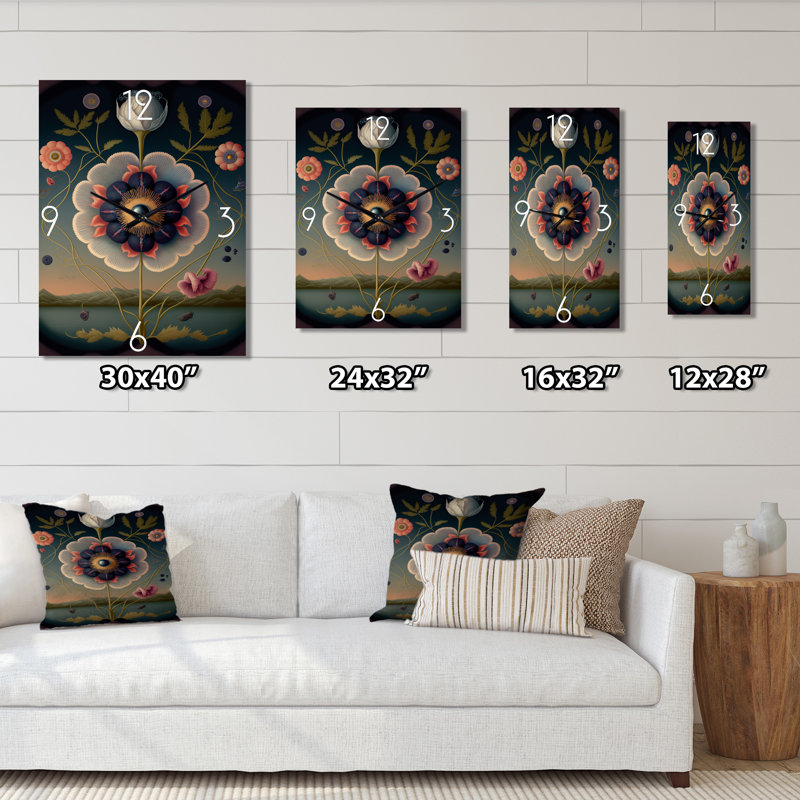 Horloge murale Blossoming, Petit