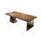Nut-brown Rectangular Solid Wood Writing desk-312964185