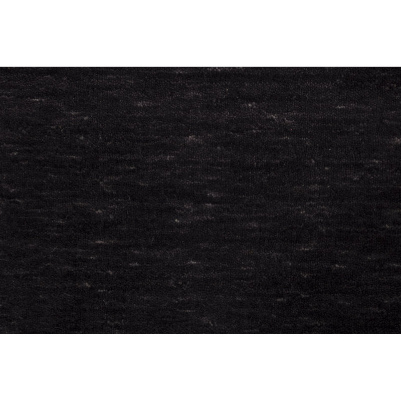 Hand Loomed Area Rug in Black