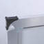 Miroir de salle de bain 48 po x 32 po à DEL, cadre en aluminium avec lumières biseautées à angle biseauté à 45 °, 3 couleurs, antibuée, convenant à une décoration moderne