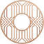 Médaillon de plafond 18 po x 18 po x P 6 5/8 po x P 3/8 po Empire-63411736-63411727