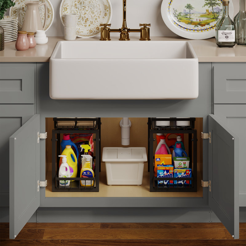 Armoire de base en bois Shaker gris prêt à assembler 36 po x 24 po x 34,5 po Homeibro Cozy Design, Shaker gris