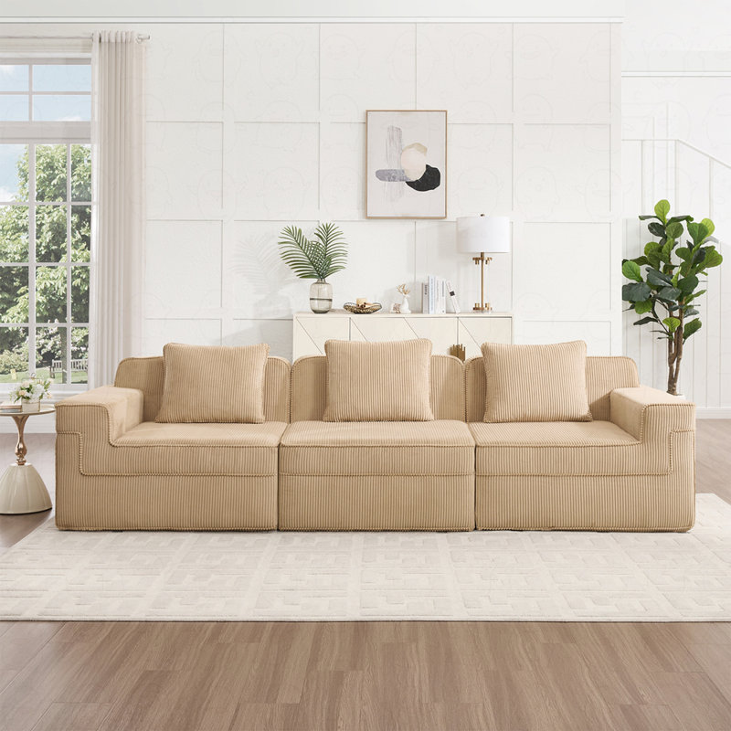 Canapé modulaire 3 places Modern
