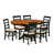 7 Pieces: 1 Table, 6 Chairs selected