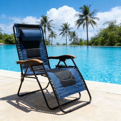 Reclining Zero Gravity Chair with Cushion
