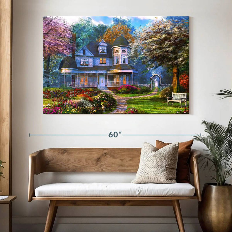 Lilie Victorian Home, H 34 po x l 51 po