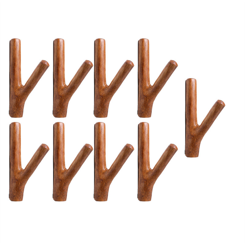 Branchout Solid Wood Hook Rack