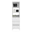 Placard Erie, 3 tiroirs, 3 tablettes, blanc