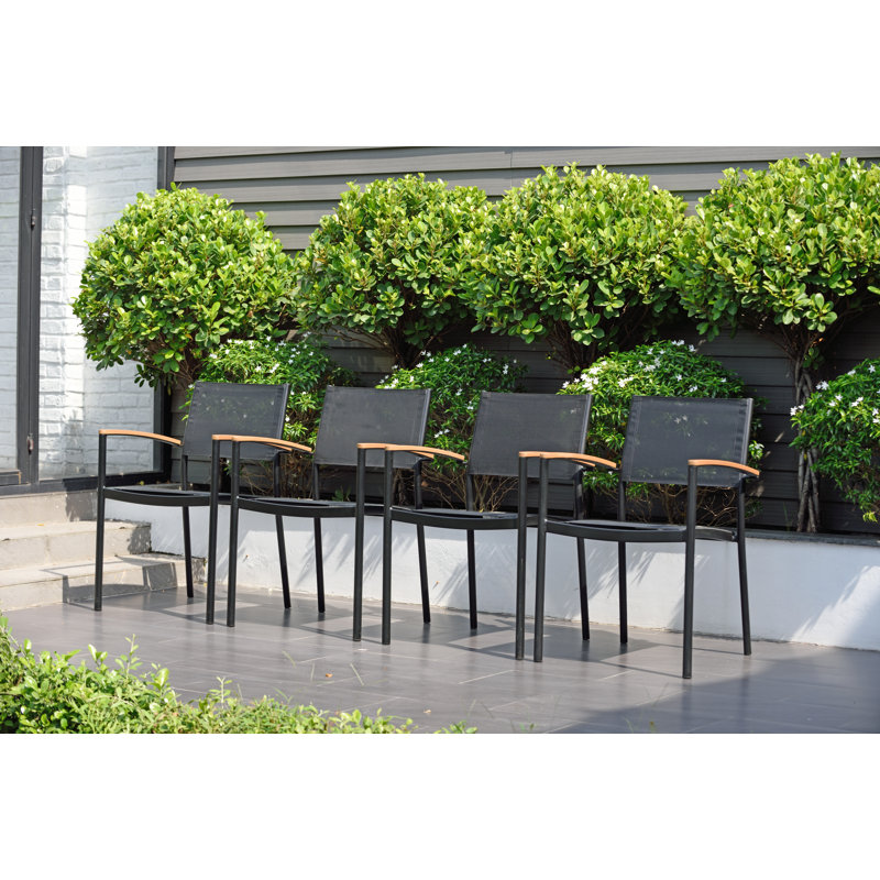 Anautica 6 - Person Patio Dining Set with Rectangular Table