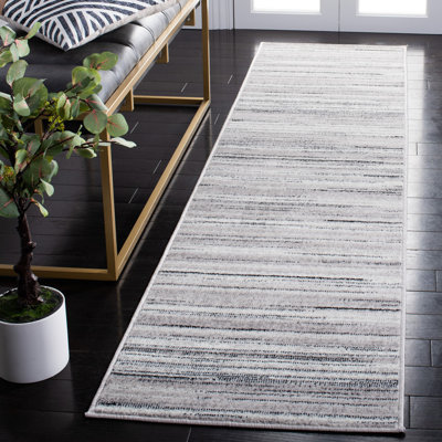Melby Abstract Gray/Ivory Area Rug