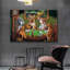 Décoration d'Halloween - peinture sur toile à cadre flottant