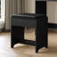 Ensemble de coiffeuse avec miroir à lumière DEL et 5 tiroirs, ensemble de coiffeuse avec tabouret pour chambre Shylo-1507903737
