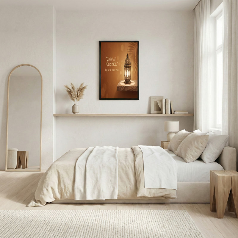 «Glow At Your Pace Lantern», art mural sur toile, H 18 po x l 24 po