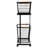 2-Tier Laundry Basket Metal Laundry Hamper With Wheels-1141647315