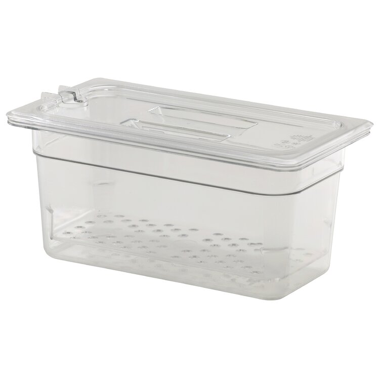 Cambro Clear Plastic Container 17 gallon with Lid - Julabo - Fusionchef