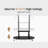 Delauter Hanging Ceiling Pot Rack 34-Inch for Kitchen with 20 S Hooks-163934981