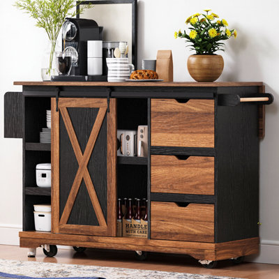 55.5 " W Kitchen Cart