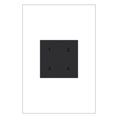 Commutateur de scène intelligent sans fil Adorne avec Netatmo, graphite