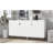 Modern TV Stand with 3 Doors and Adjustable Shelves for Living Room, Fits TVs Up to 70 Inches-1777677661