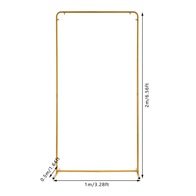 Wedding Backdrop Stand with Cover, White