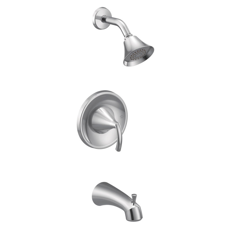 Robinet de baignoire et douche Glyde, Chrome