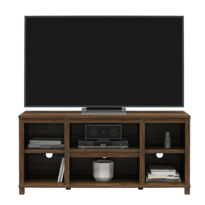 Meuble télé pour téléviseur de 50 po ou moins, Noyer